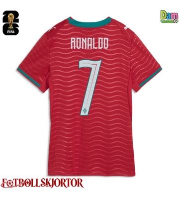 Portugal Cristiano Ronaldo #7 Hemmatröja Dam VM 2026 Kortärmad
